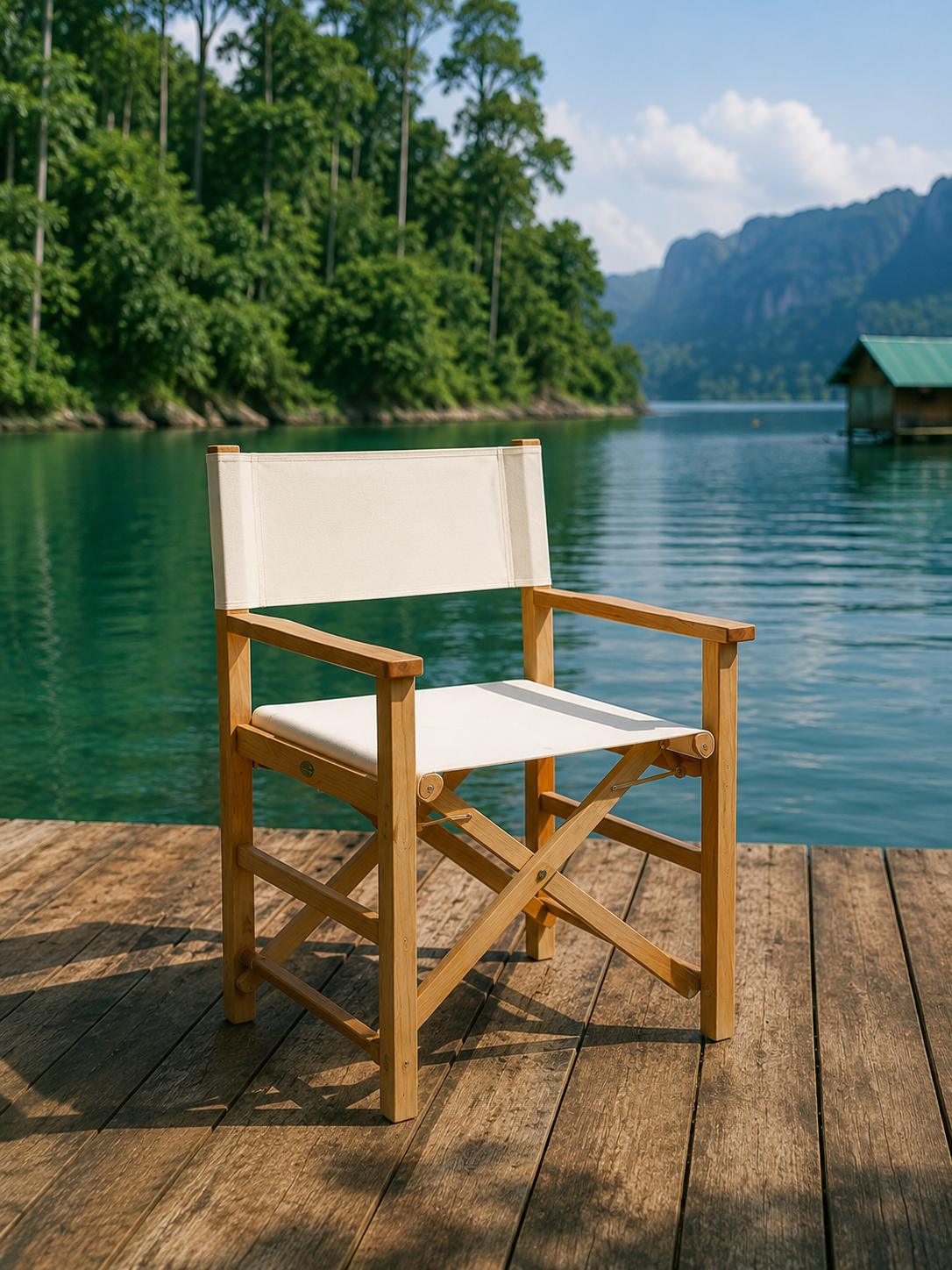 Fauteuil directeur FABMAT au bord d'un lac