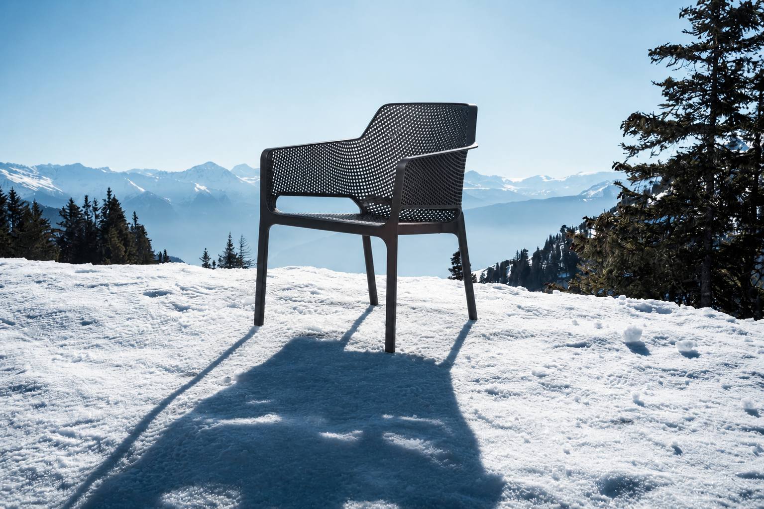 Chaise et fauteuil FABMAT en résine fiberglass